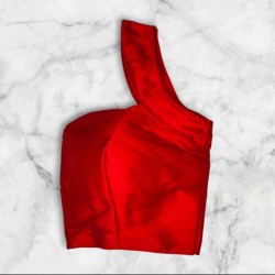 Glory Silk Modern Sleeveless Blouse Design