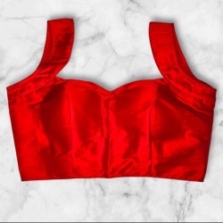 Glory Silk Modern Sleeveless Blouse Design