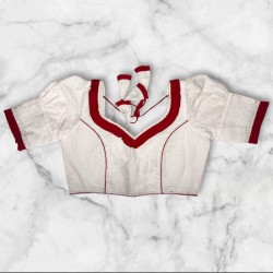 Simple Hakoba Blouse Designs