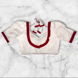 Simple Hakoba Blouse Designs