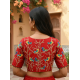 Showing image for Simple Bird Motif Machine Embroidery Blouse Design Simple Bird Motif Machine Embroidery Blouse Design image
