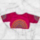 Gujarati Stitched Hand Work Blouse Designs Princess Cut image