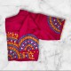 Gujarati Stitched Hand Work Blouse Designs Princess Cut image