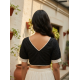 Puff Sleeves Hakoba Blouse Design image