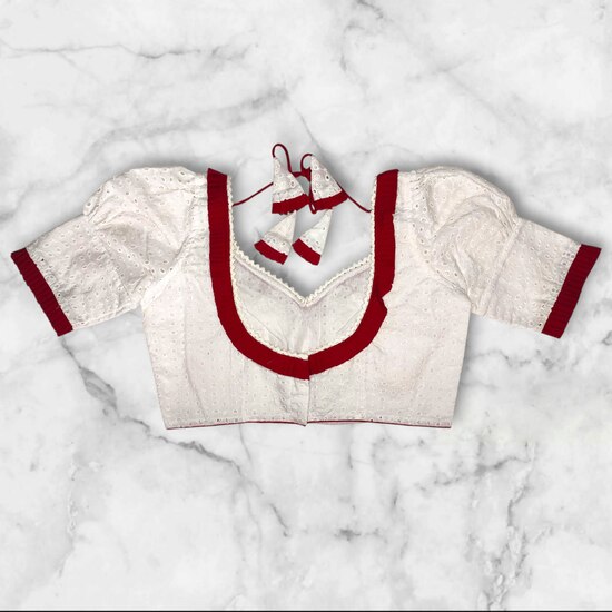 Simple Hakoba Blouse Designs Blouse, Free Size Blouse, Shop image