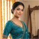 Aari Work Blouse Designs Simple Front and Back image