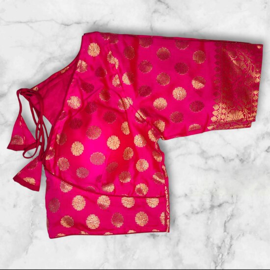 Banarasi Padded Blouse V Cut image