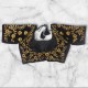 Embroidery Velvet Blouse Designs With Stone Work image