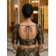 Katan Banarasi Blouse Design Latest Sabyasachi Cut image