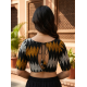 Showing image for Glass Sleeves Padded Ikkat Blouse Designs Glass Sleeves Padded Ikkat Blouse Designs Blouse, Printed Cotton Blouse, Free Size Blouse, Shop image