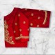 Showing image for Boat Neck Golden Zari Embroidery Princess Cut Blouse Boat Neck Golden Zari Embroidery Princess Cut Blouse image