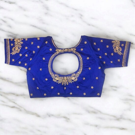 Showing image for Cotton Sateen Round Neck Simple Embroidery Blouse Cotton Sateen Round Neck Simple Embroidery Blouse Blouse, Shop image