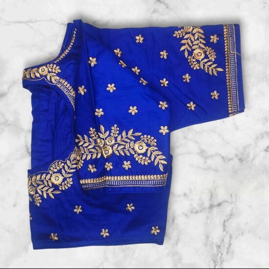Showing image for Cotton Sateen Round Neck Simple Embroidery Blouse Cotton Sateen Round Neck Simple Embroidery Blouse Blouse, Shop image