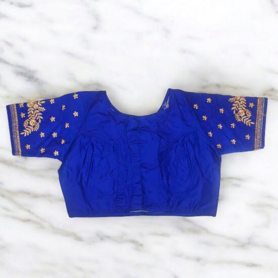 Showing image for Cotton Sateen Round Neck Simple Embroidery Blouse Cotton Sateen Round Neck Simple Embroidery Blouse Blouse, Shop image